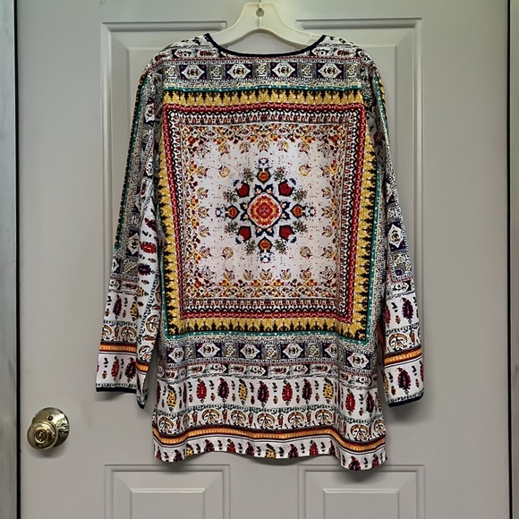 SOLD!!Anthropologie Kyla Seo Long Sleeve Drawstring Blouse - Picture 9 of 10